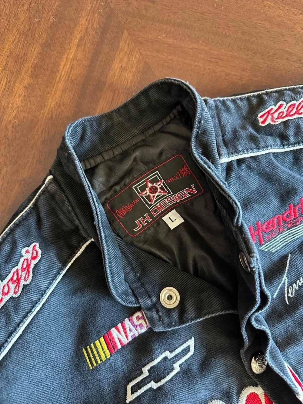 Vintage Kellogg’s Tony the Tiger NASCAR Racing Jacket Kids Size L